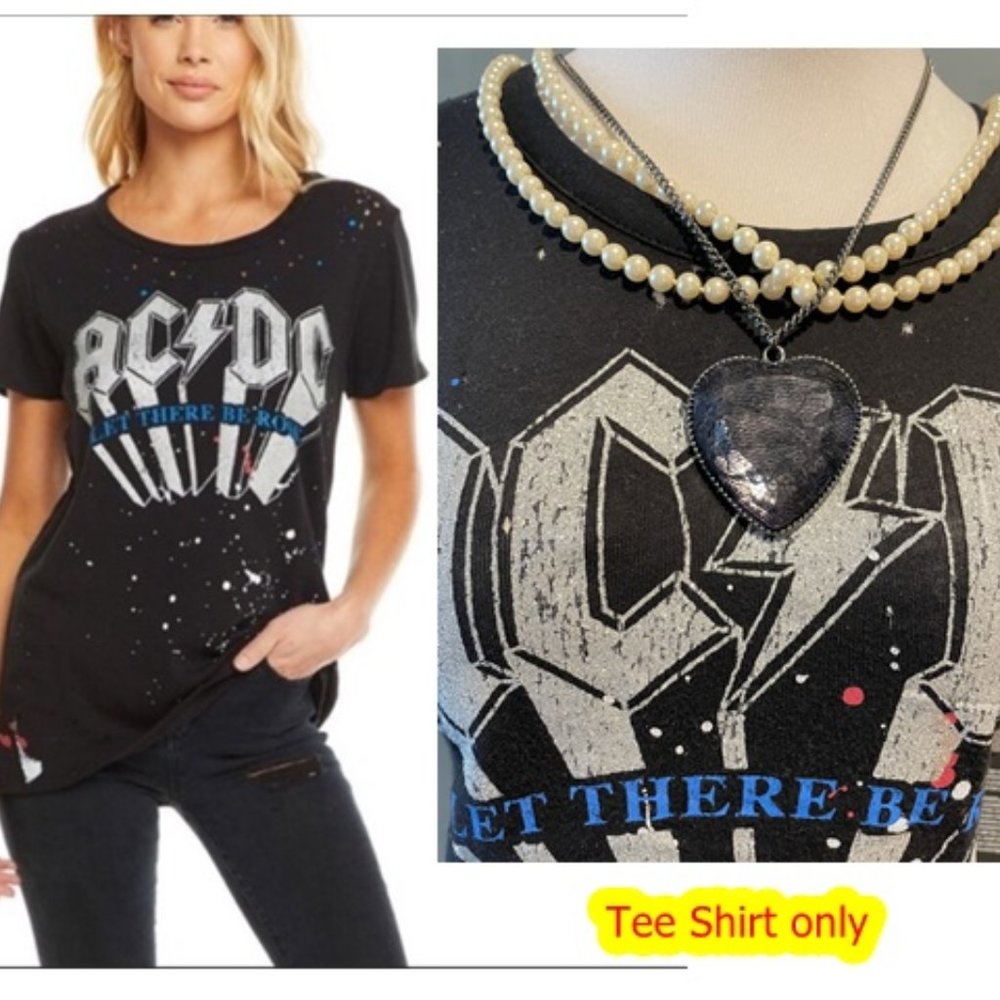 The Road Rock Bike Concert Tee Distress